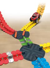 Játékautó szettek - Szett flexibilis autópálya FleXtrem Discovery Set Smoby 612 cm hosszított autópályával váltóval rögzítő elemekkel és elektronikus autóval_16