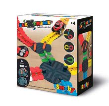 Piste de mașini - Piesă de schimb pentru pista flexibilă Flextrem Discovery Multi-Circuits Set Smoby 6 piese pentru realizarea intersecțiilor_7