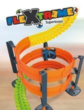 Sety autíčka - Set flexibilná autodráha Flextrem Discovery Set Smoby so Superloops okruhmi a predĺžená dráha 612 cm s výhybkou a fixáciou a 3 elektronické autíčka_19