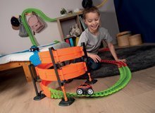 Sety autíčka - Set flexibilná autodráha Flextrem Discovery Set Smoby so Superloops okruhmi a predĺženou dráhou 612 cm s elektronickým autíčkom_19