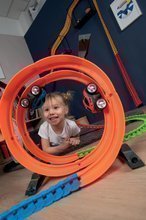 Sety autíčka - Set flexibilná autodráha Flextrem Discovery Set Smoby so Superloops okruhmi a predĺžená dráha 612 cm s výhybkou a fixáciou a 3 elektronické autíčka_23