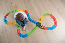 Autopiste - Autopista flessibile con curva Flextrem Superloop Circuit Smoby verticale e orizzontale con macchinina 145 pezzi dai 4 anni_2