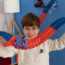 Autopiste - Autopista flessibile Spidey Marvel Flextrem Set Smoby con macchinina elettrica 184 pezzi lunga 4,40 m con ragnatella dai 4 anni_4