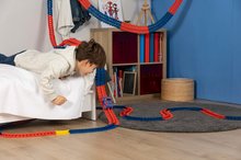 Circuits de voitures - Voie de course auto flexible Spidey Marvel Flextrem Set Smoby Avec une voiture électronique de 184 pièces et une piste de 4,40 m de longueur avec une toile d'araignée à partir de 4 ans._9