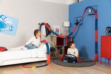 Autópályák - Flexibilis autópálya Spidey Marvel Flextrem Set Smoby elektronikus kisautóval 184 darabos 4,40 m hosszú pálya pókhálóval 4 évtől_10