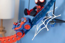 Auto staze - Fleksibilna autostaza Spidey Marvel Flextrem Set Smoby s elektroničkim autićem 184 dijelova dužine 4,40 m s paučinom od 4 god_14