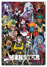 Puzzle cu 500 de bucăți  - Puzzle Monster High Educa 500 de piese de la 11 ani_0