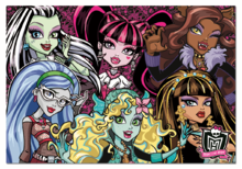 Puzzle cu 500 de bucăți  - Puzzle Monster High Educa 500 de piese de la 11 ani_0