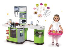 Kuhinje za djecu setovi - Set kuhinja CookMaster Verte Smoby s ledom i zvukovima i pladanj za serviranje Frozen_12