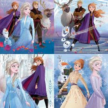 Progressive Kinderpuzzle - Kinderpuzzle im Koffer Frozen 2 Case Educa 12-16-20-25 Teile ab 4 Jahren_0