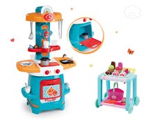 Bucătărie pentru copii seturi - Set bucătărie Cooky Smoby cu parte laterală şi cu maşină de îngheţată Délices de la 18 luni_16