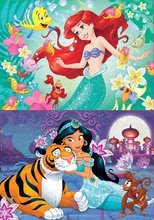 Dětské puzzle do 100 dílků - Puzzle Ariel a Jasmin Educa 2 x 48 dílů od 5 let_0
