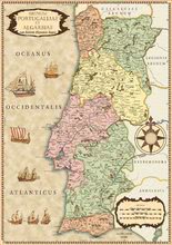 Puzzle 500 dílků - Puzzle historická mapa Portugalska Educa 500 dílků a Fix lepidlo od 11 let_0