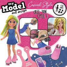 Ročno delo in ustvarjanje - Ustvarjalna igra My Model Doll Design Casual Style Educa izdelaj si lastne mestne punčke 5 modelov od 6 leta_0