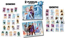 Progresszív gyerek puzzle - Superpack 4in1 Frozen 2 Disney Educa puzzle, domino és pexeso 3 évtől_0