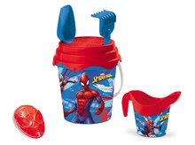 Găleți pentru nisip - Set de nisip în plasă din pânză 17 cm Spiderman Mondo _1