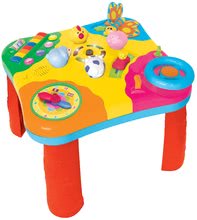 Neaktívna Staré položky - KIDDIELAND 29629 Activity stolík elektronický s rôznymi funkciami so zvukom a so svetlom, od 18 mesiacov, 38*39*37 cm _0