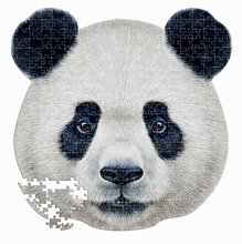 Puzzle 500-teilig - Puzzle Panda face shape Educa 332 Teile und Fixkleber ab 11 Jahren_0