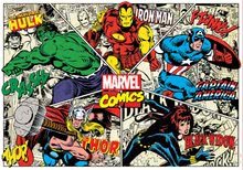 Puzzle 1000 elementów - Puzzle Marvel Comics Educa 1000 części i klej Fix od 11 lat_0