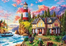 Puzzle 3000-dijelne - Puzzle Lighthouse near the Ocean Educa 3000 dijelova od 11 godina_0