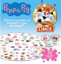 Cizojazyčné společenské hry - Společenská hra Rychlý jako rys Lynx Peppa Pig Educa španělsky 70 obrázků_1