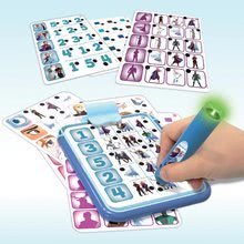 Gesellschaftsspiele in Fremdsprachen - Kinder- Gesellschaftsspiel Disney Frozen 2 Disney Conector junior 40 Karten und 200 Fragen und eintelligenter Stift_0