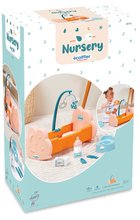 Pătuţuri si leagăne de jucărie - Leagăn cu carusel Baby Bed&Accessories Vert Azur Écoiffier și accesorii pentru păpușă de 30 cm de la 18 luni_0