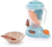 Spotrebiče do kuchynky - Mixér s potravinami Baby's Meal Case Vert Azur Écoiffier s doplnkami od 18 mes_0