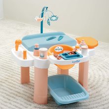 Babaházak - Babagondozó asztal játékbabáknak Nursery Écoiffier 13 kiegészítővel kiskáddal 18 hó-tól_0