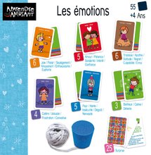 Cudzojazyčné spoločenské hry - Náučná hra Les Émotions Educa Učíme sa emócie s obrázkami 55 dielov od 4 rokov_0