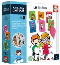 Jocuri de societate în limbi străine - Joc educativ Les Émotions Educa Învățăm emoțiile cu imagini 55 piese de la 5 ani_3