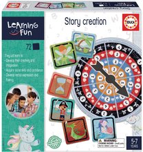 Cizojazyčné společenské hry - Naučná hra pro nejmenší Story Creation Educa Učíme se vymýšlet pohádky s obrázky 72 dílů od 5 let_3