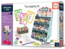 Cizojazyčné společenské hry - Naučná hra pro nejmenší The Shopping List Educa Učíme se nakupovat v obchodě s obrázky 142 dílů od 5 let_3
