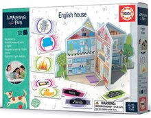 Gesellschaftsspiele in Fremdsprachen - Lernspiel für die Kleinsten English House Educa Wir lernen die Ausstattung eines Einfamilienhauses in englischer Sprache mit Bildern mit 192 Teilen_3