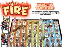 Gesellschaftsspiele in Fremdsprachen - Brettspiel für Kinder Fire Educa auf Englisch Sie retten das Feuer! ab 6 Jahren_0