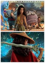 Drewniane Disney puzzle - Drewniane puzzle Raya and the Last Dragon Educa 2x50 elementów od 5 roku_0