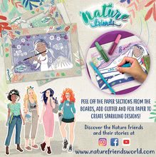 Prace ręczne i tworzenie - Kreatywne tworzenie Nature Friends Glitter&Foil Art Educa egzotyczna księżniczka brokatowe obrazki z foliami od 7 roku życia_2