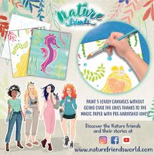 Kézimunka és alkotás - Kreatív alkotás Nature Friends Magic Watercolor Art Educa tengeri hercegnő vízfestékekkel 7 évtől_2