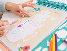 Lavori manuali e creazioni - Creazione creativa Nature Friends Sketchbook Aurea Art Educa Principessa gatto da colorare con le matite colorate dai 7 anni_2