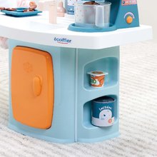 Bucătării simple de jucărie - Bucătărie cu zonă de luat masa pentru păpușă Nursery Écoiffier 11 accesorii cu frigider și mixer de la 18 luni_0