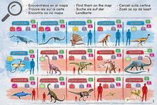 Puzzle pentru copii 100 - 300 de bucăți - Puzzle harta lumii Dinosaurs World Map Educa 150 piese de la 7 ani_2