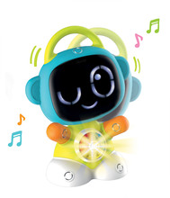Za dojenčke - Komplet interaktivni robot Robot TIC Smart Smoby s 3 poučnimi igrami in igra skrivalnic 1,2,3 s senzorjem gibanja_1