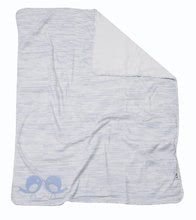 Detské deky - Obojstranná deka pre najmenších Classic toTs-smarTrike vtáčiky 100% jersey bavlna modrá od 0 mesiacov_0