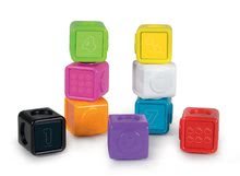 Otroški sprehajalčki - Komplet sprehajalček z didaktičnim kovčkom Trott Cotoons 2v1 Smoby z zvokom in lučko in interaktivna igra Clever Cubes Smart s 3 igrami barve in številke_10