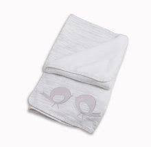 Detské deky - Obojstranná deka pre najmenších Classic toTs-smarTrike vtáčiky 100% jersey bavlna šedá od 0 mesiacov_0
