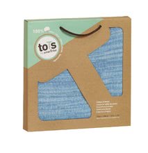 Kinderdecken - Strickdecke für die Kleinsten Joy toTs-smarTrike 100% natürliche Baumwolle blau ab 0 Monaten_0