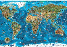 Puzzle cu 1000 de bucăți - Puzzle Wonders of the World Educa 1000 piese și lipici Fix de la 11 ani_0