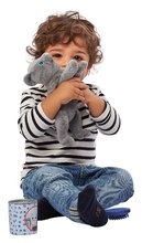 Łóżeczka i kołyski dla lalek - Łóżko dla kota Cat and Bed Écoiffier Z plyšową kotką i 9 dodatkami od 18 miesięcy_0