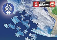 Puzzles 1000 pièces - Puzzle rond Planète Terre Educa 2 x 800 pièces et une colle spéciale Fix, à partir de 11 ans_2