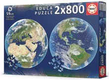 1000 darabos puzzle - Puzzle Planet Earth Round Educa 800 darabos és Fix ragasztó 11 évtől_3